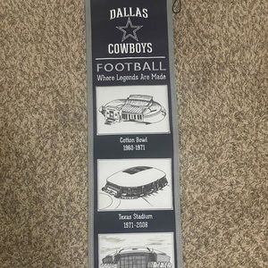 Dallas Cowboys Banner Stadium
